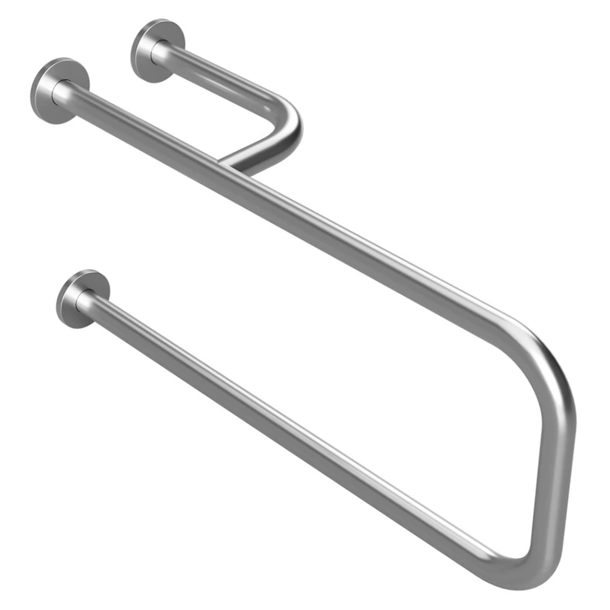 Stödhandtag Handikappanpassad Steda 76 cm Krom Matt Höger