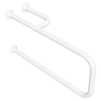 Stödhandtag Handikappanpassad <strong>Steda</strong>  76 cm Vit Matt Utan Kåpa Höger