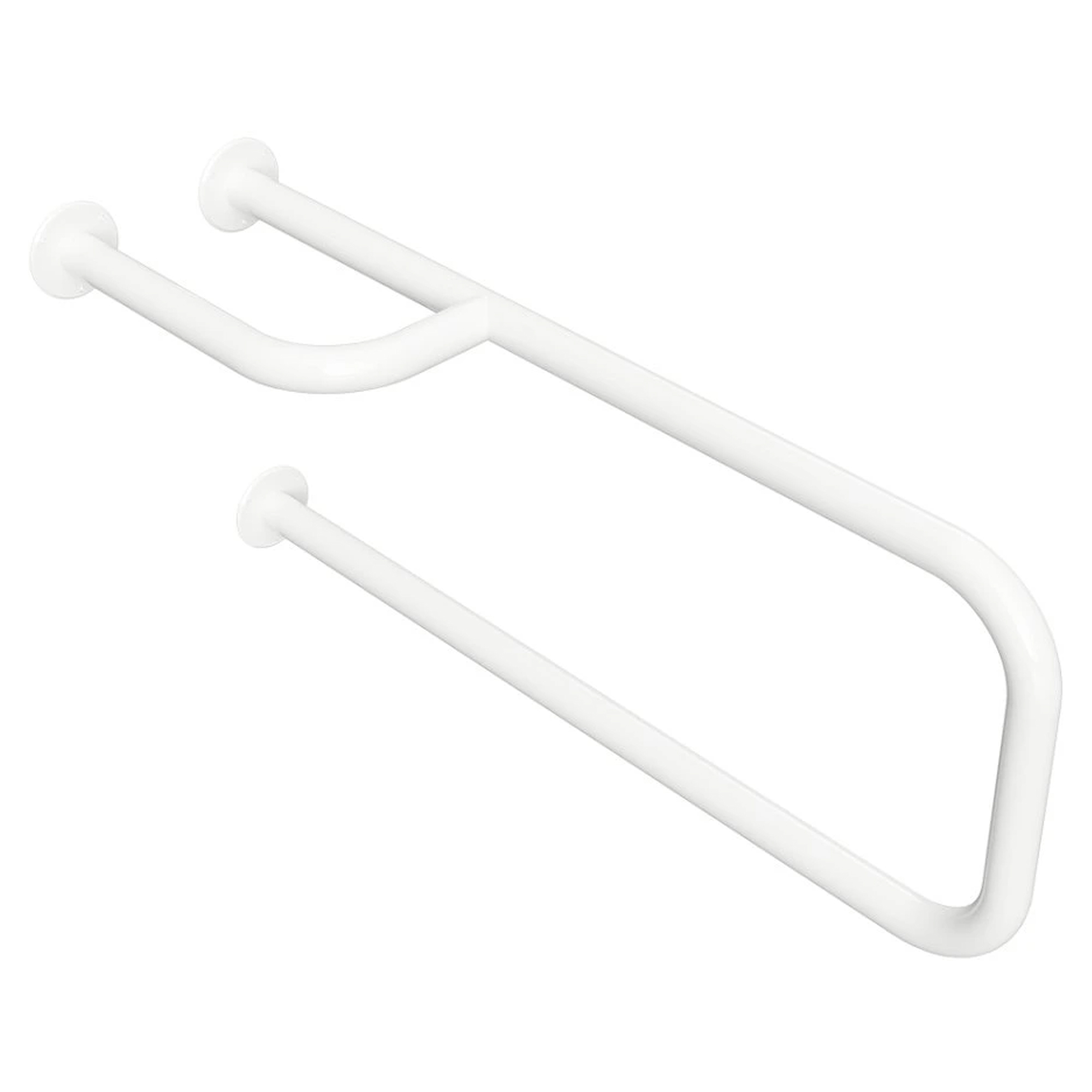 Stödhandtag Handikappanpassad Steda 76 cm Vit Matt Höger