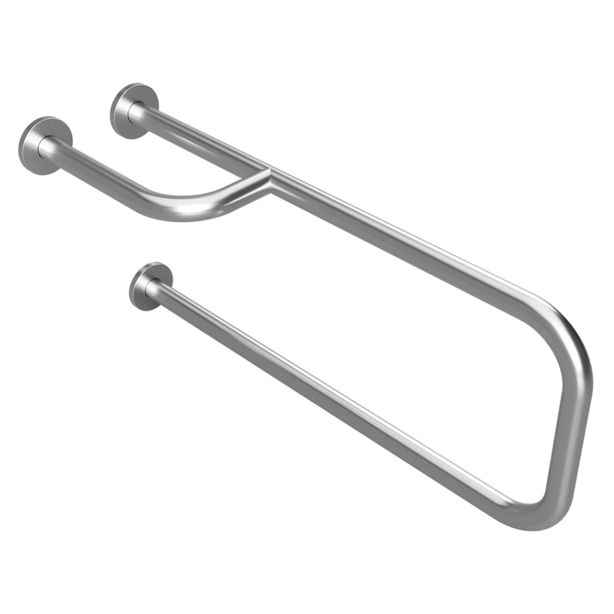 Stödhandtag Handikappanpassad Steda 76 cm Krom Matt Vänster