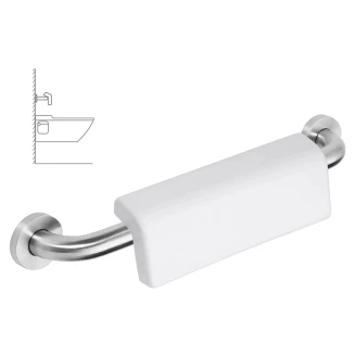 Ryggstöd för Toalettstol Handikappanpassad <strong>Steda</strong>  50 cm Krom Matt