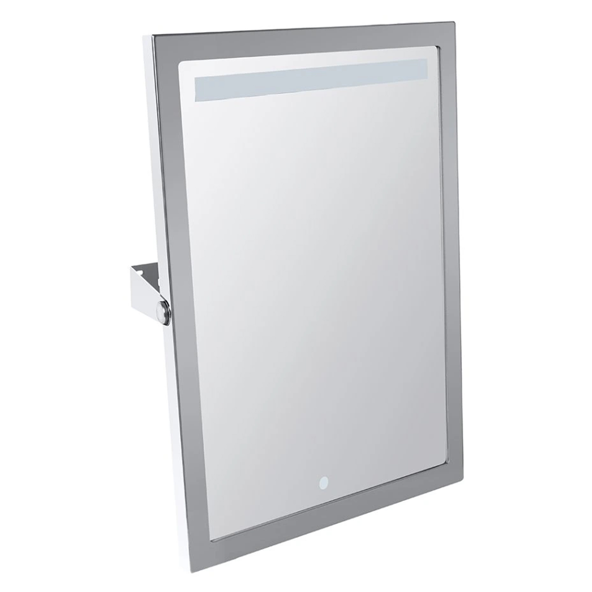 Spegel med LED Belysning Handikappanpassad Help Krom Blank 40x60 cm