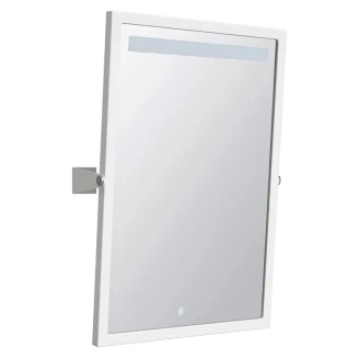Spegel med LED Belysning Handikappanpassad <strong>Help</strong>  Vit Matt 40x60 cm
