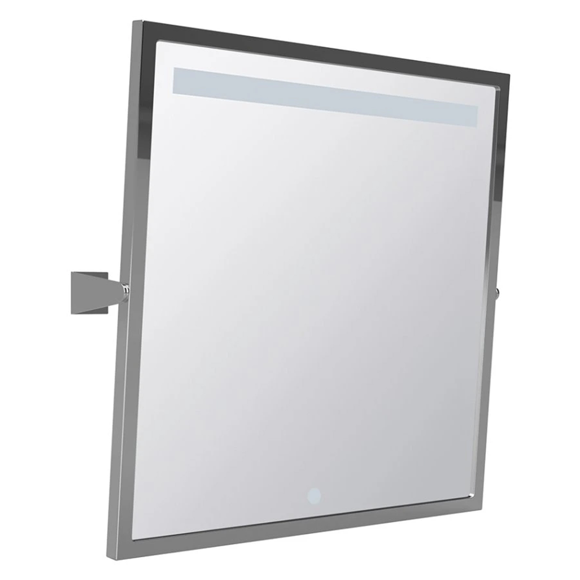 Spegel med LED Belysning Handikappanpassad Help Krom Blank 60x60 cm