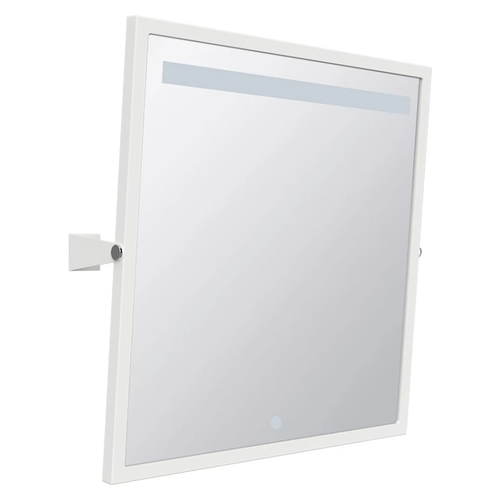 Spegel med LED Belysning Handikappanpassad Help Vit Matt 60x60 cm