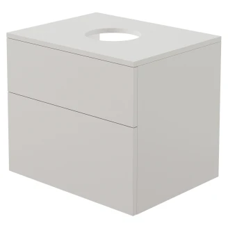 Tvättställsskåp Prizma Beige Matt 60 cm med Bänkskiva
