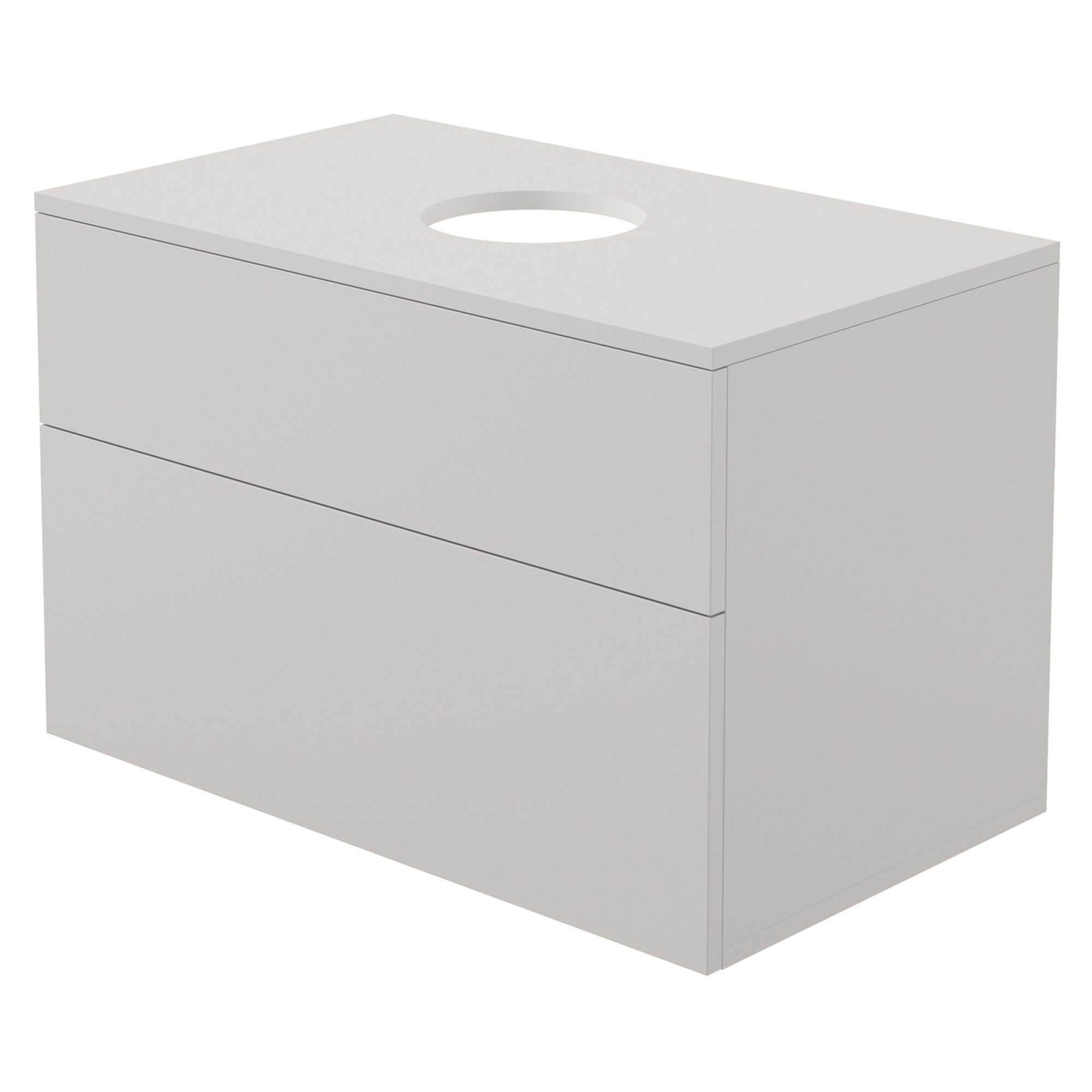 Tvättställsskåp Prizma Beige Matt 80 cm med Bänkskiva