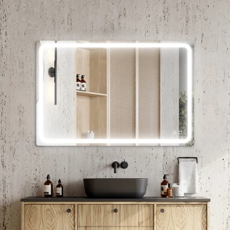 Spegel <strong>Elow</strong>  med LED Belysning 120x80 cm