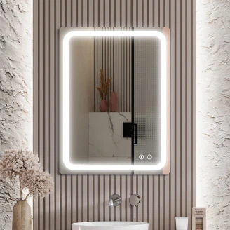 Spegel <strong>Elow</strong>  med LED Belysning 60x80 cm