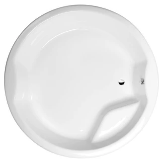 Rund Badkar <strong>Daphne</strong>  Vit Blank 172x49 cm