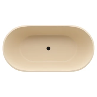 Gjutmarmor Badkar Marcelle Beige Matt 171x81 cm