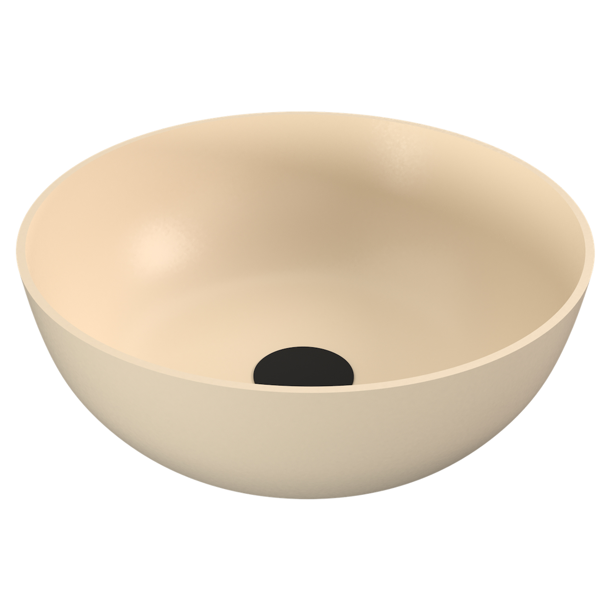 Gjutmarmor Tvättställ Marcelle Beige Matt 39 cm