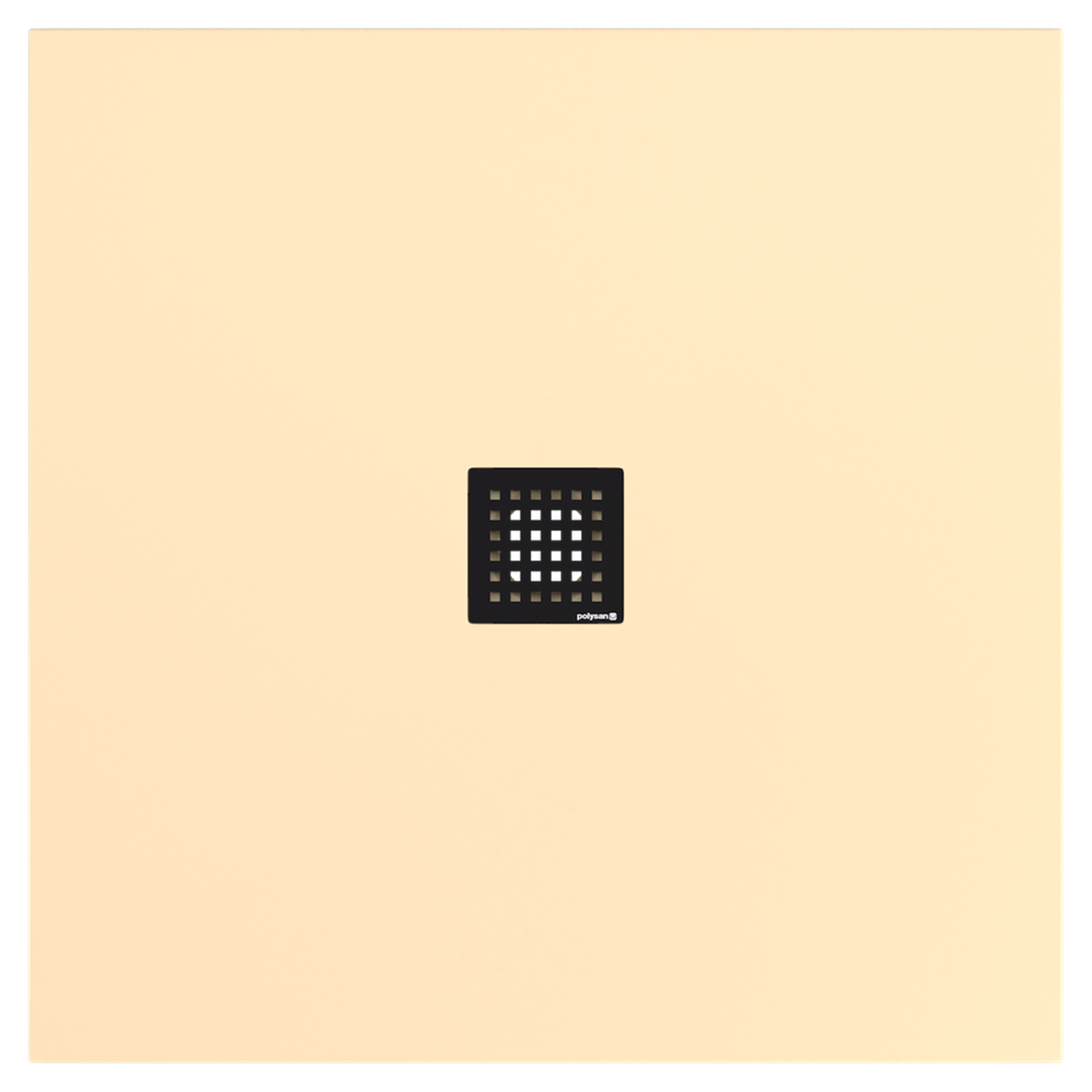 Gjutmarmor Duschkar Marcelle 100x100 cm Beige Matt