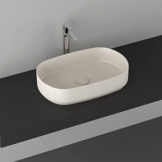 Tvättställ <strong>Calma</strong>  Beige Matt 55x36 cm