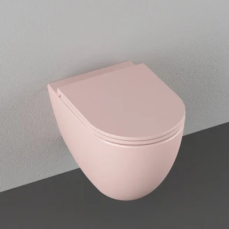 Vägghängd Toalett <strong>Calma</strong>  Rosa Matt