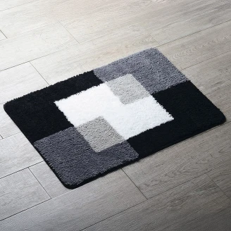 Halkfri Badrumsmatta <strong>Skona</strong>  Grå 50x80 cm