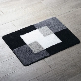 Halkfri Badrumsmatta <strong>Skona</strong>  Grå 60x90 cm