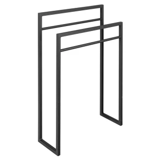 Fristående Handdukshängare <strong>Doppio</strong>  Svart Matt 55x79 cm