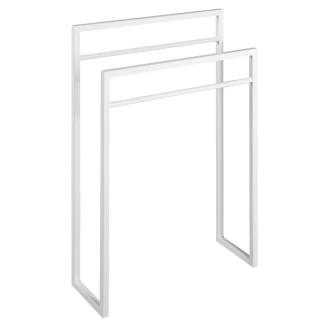 Fristående Handdukshängare <strong>Doppio</strong>  Vit Matt 55x79 cm