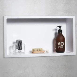 Duschnisch <strong>Novis</strong>  Vit Matt 51x27 cm