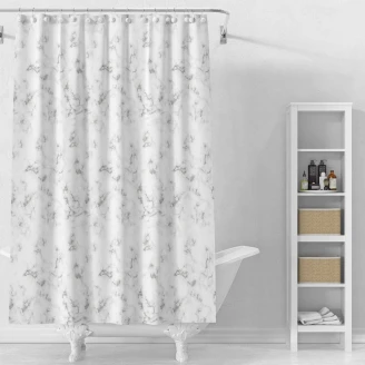 Duschdraperi Vinyl 180x180 cm Vit