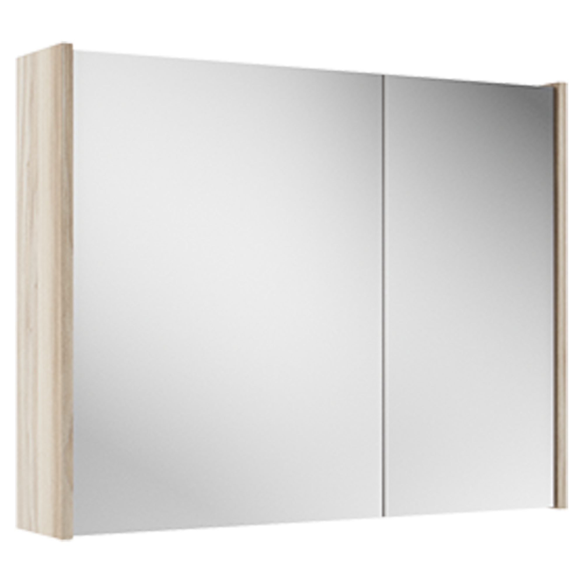 Spegelskåp Lumin Trä Beige Matt  80 cm
