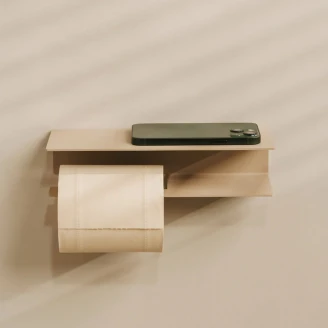 Toalettpappershållare <strong>Sommardopp</strong>  23 cm Beige