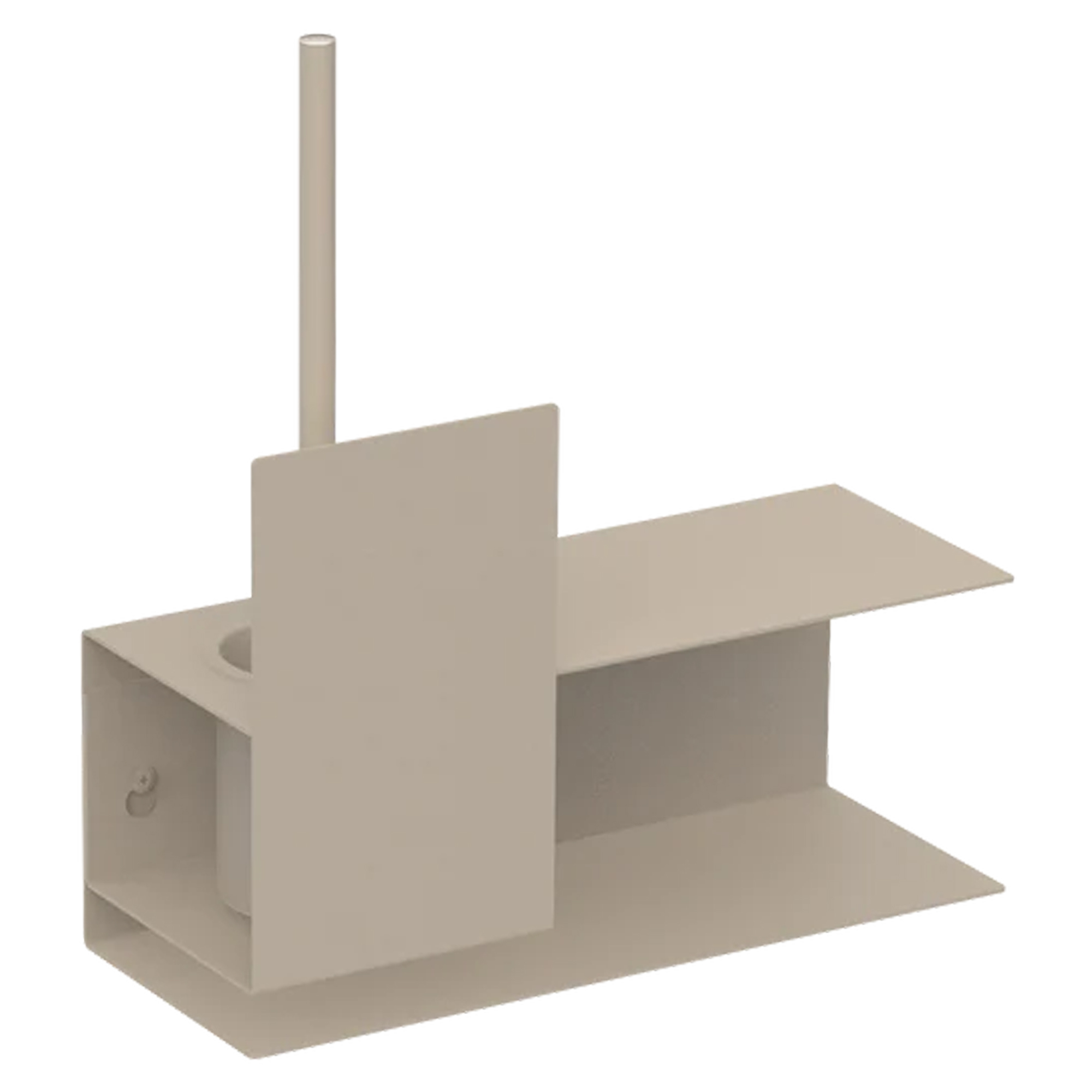 Toalettborste Sommardopp 37 cm Beige