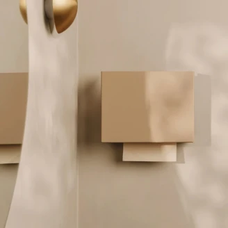 Dispenser Pappershanddukar <strong>Sommardopp</strong>  30 cm Beige