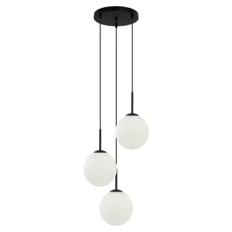 Hängande Lampa <strong>Rovelle</strong>  Trio Vit, Svart Matt