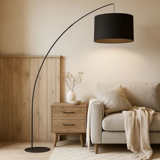 Golvlampa <strong>Lyn</strong>  Svart Matt