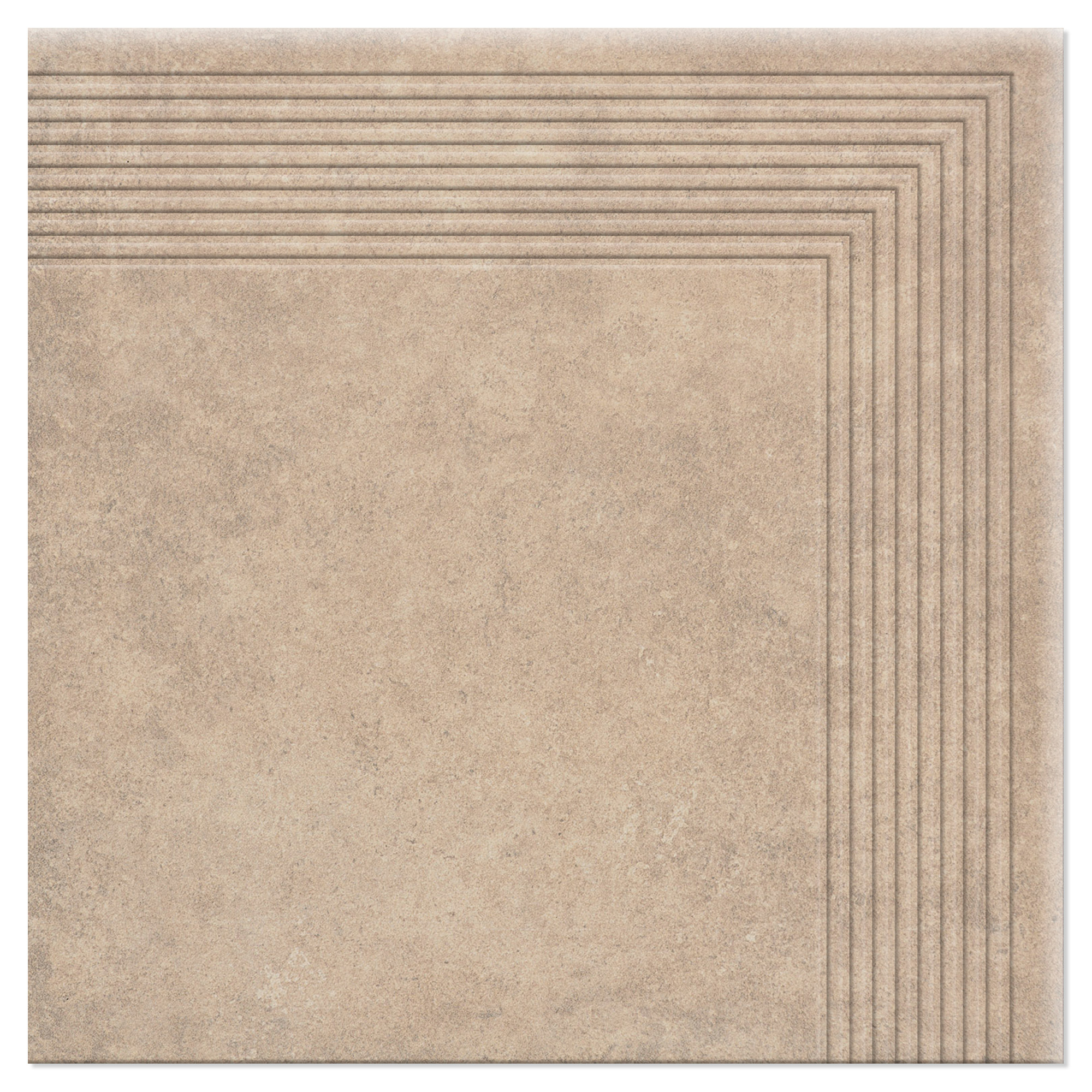Trappklinker Belford Mörkbeige Hörn Matt 30x30 cm