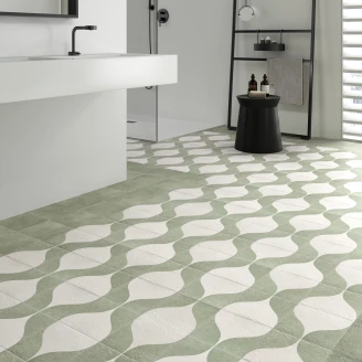 Mainzu Klinker Green Two Matt 20x20 cm