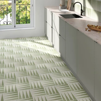 Mainzu Klinker Green Four Matt 20x20 cm