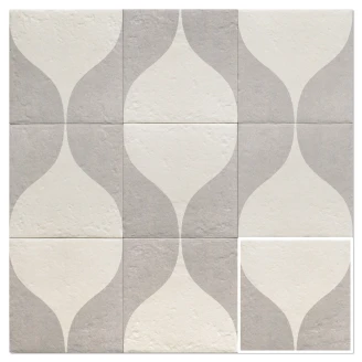 Mainzu Klinker Grey Two Matt 20x20 cm
