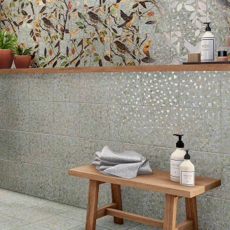 Mainzu Klinker Tiffany Mosaico Matt-Blank 20x20 cm