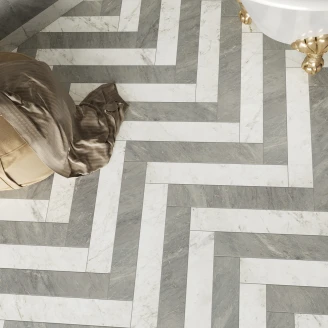 Unicomstarker Klinker <strong>Marmorea</strong>  Carrara Matt 10x60 cm