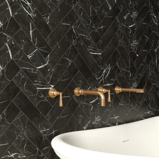 Unicomstarker Klinker <strong>Marmorea</strong>  Nero Marquinia Matt 7.5x30 cm