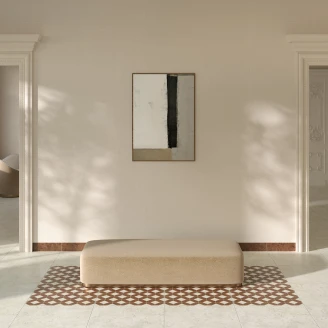 Unicomstarker Dekor Klinker <strong>Marmorea</strong>  Domus Rosso Matt 60x60 cm