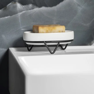 Tvålkopp <strong>Fleuron</strong>  Vit-Svart