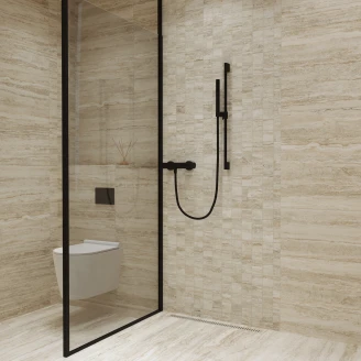 Duschvägg <strong>Waterfall</strong>  Guld 8 mm 100x200 cm