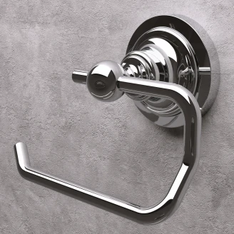 Toalettpappershållare utan Lock <strong>Solbacken</strong>  Krom