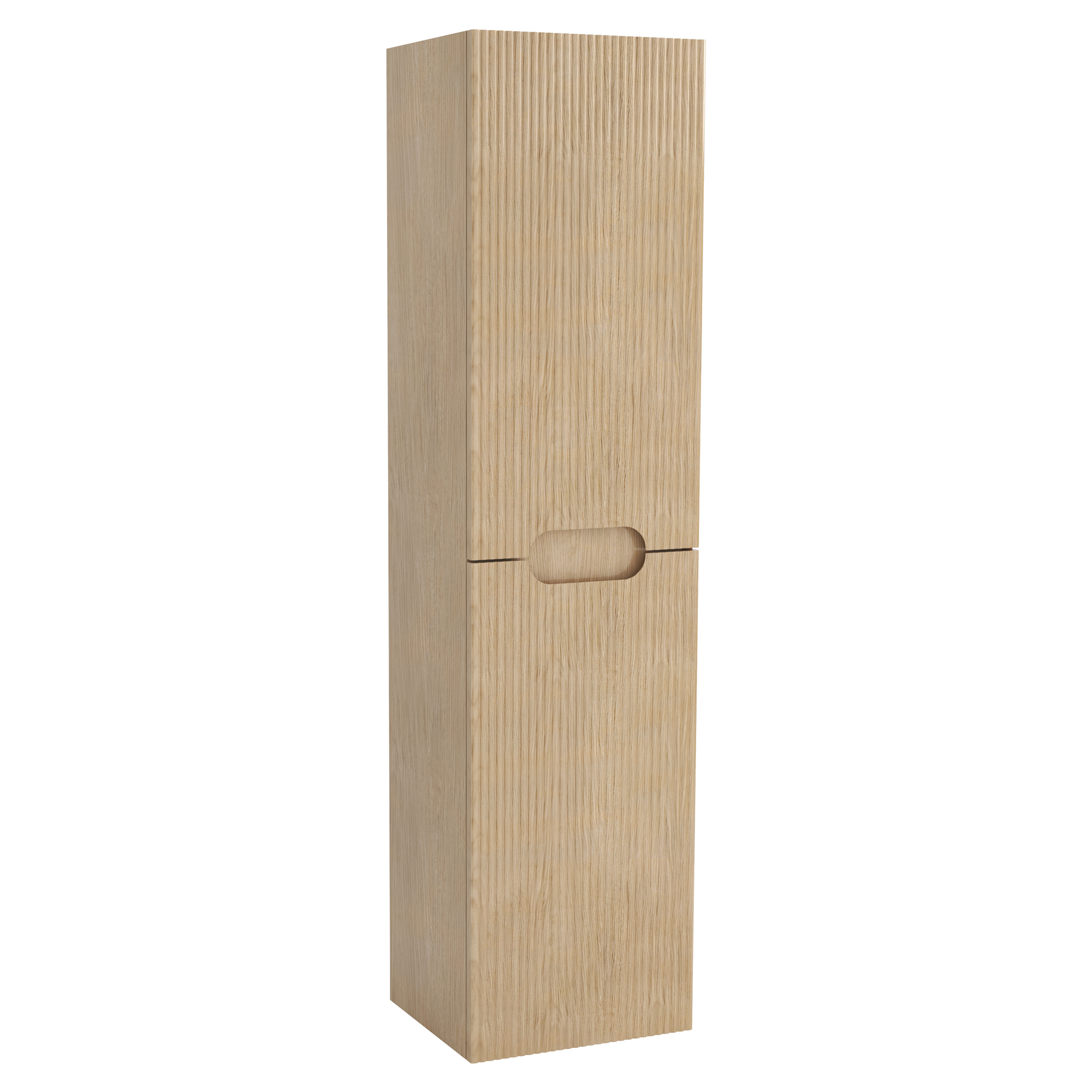 Högskåp Asta Trä Ljus Matt