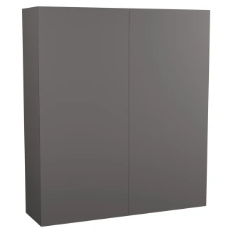 Väggskåp med 2 Dörrar <strong>Rima</strong>  Rökgrå Matt