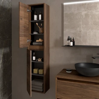 Högskåp <strong>Flint</strong>  Valnöt Matt