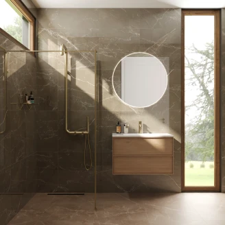 Marmor Klinker <strong>Bottocino</strong>  Brun Polerad 60x60 cm