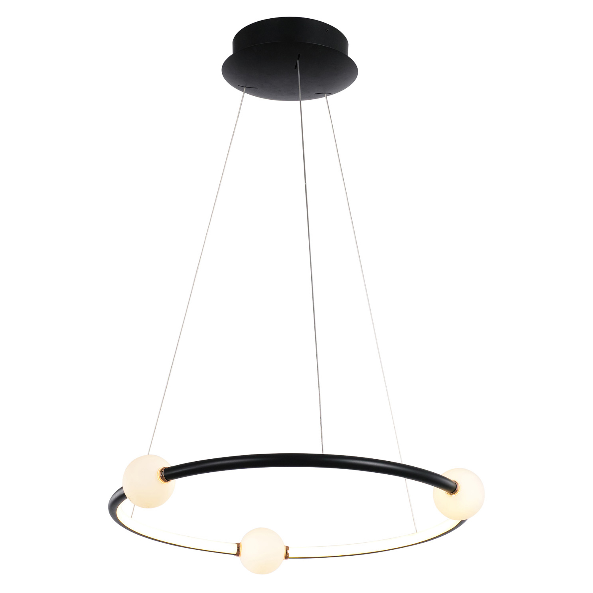 Hängande Lampa Belano Svart Matt Ø 64 cm