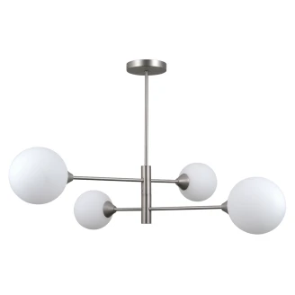 Hängande Lampa <strong>Evina</strong>  Quadra Satin Nickel Matt