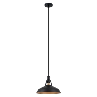 Hängande Lampa <strong>Froya</strong>  Svart, Guld Matt