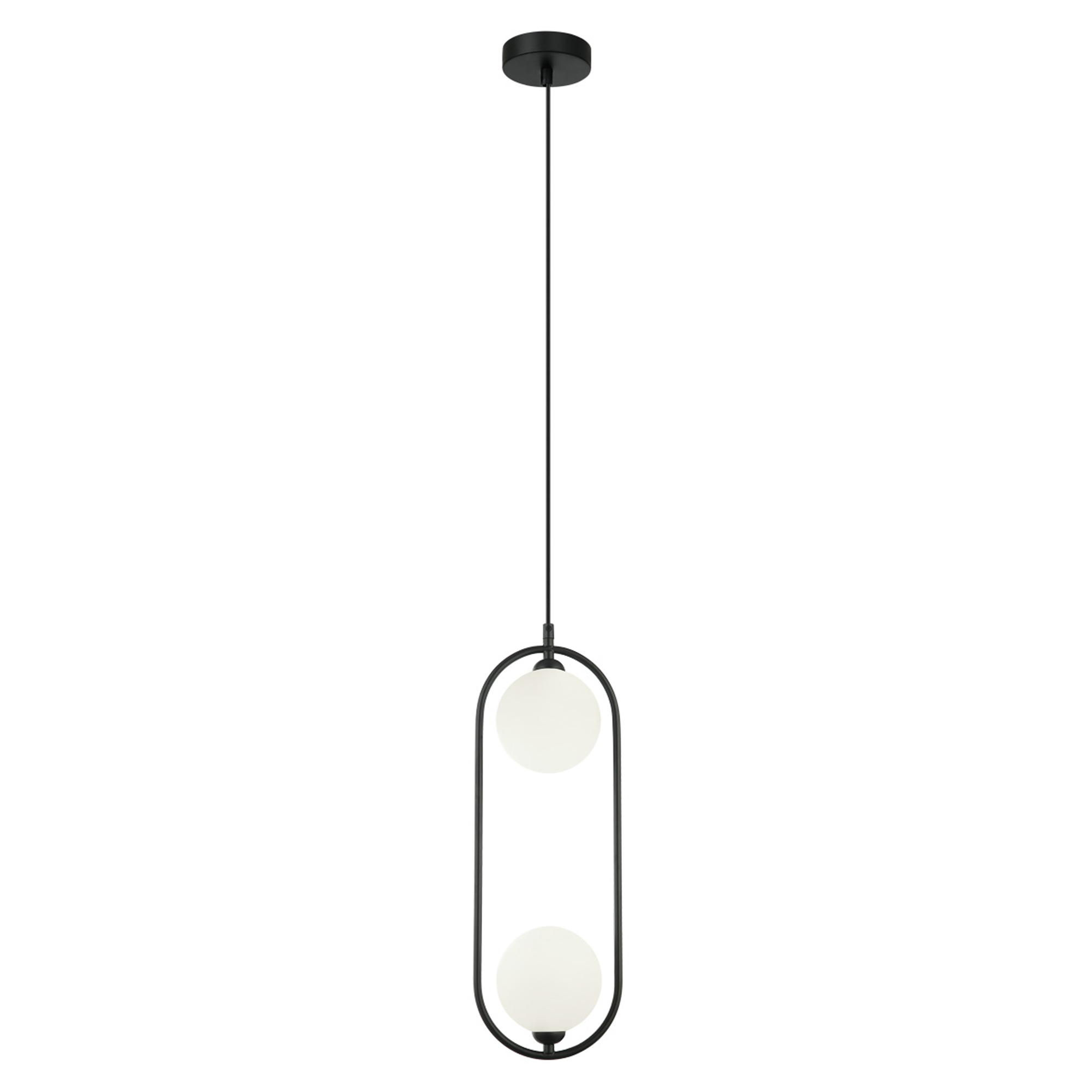 Hängande Lampa Lumos Duo Svart, Vit Matt